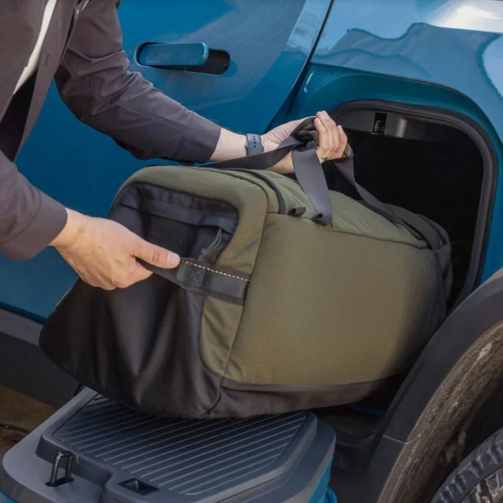 Rivian Duffel + Packing Cube Set – Forest Edge, CA Exclusive – Brand New